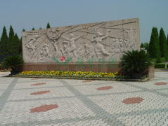 《人生循环》浮雕墙